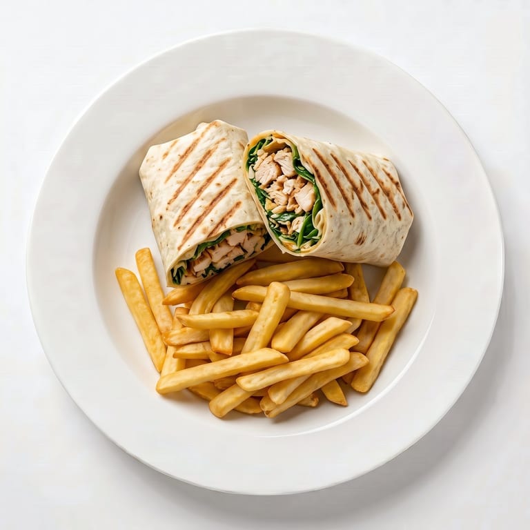 Delicious Chicken Caesar Wrap