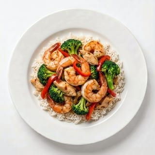 Chicken & Shrimp Stir Fry