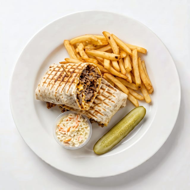 Cheesesteak Wrap.